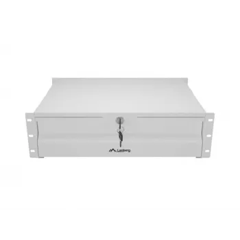 Lanberg AK-2003-S gaveta para rack de 19 polegadas 3U, 360 mm, cinzento