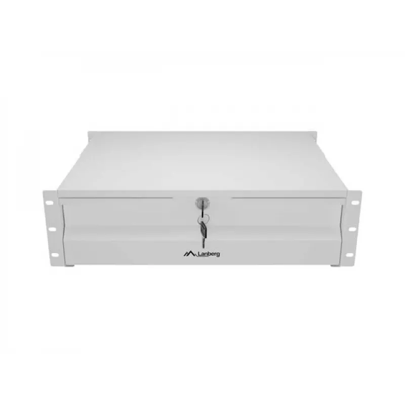 Lanberg AK-2003-S gaveta para rack de 19 polegadas 3U, 360 mm, cinzento