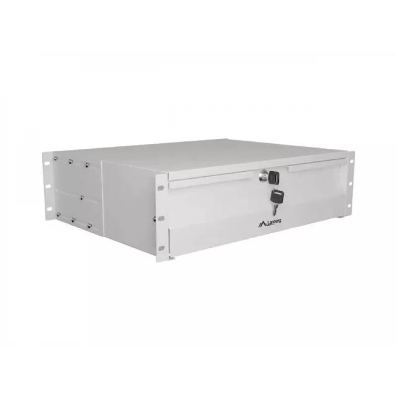Lanberg AK-2003-S gaveta para rack de 19 polegadas 3U, 360 mm, cinzento