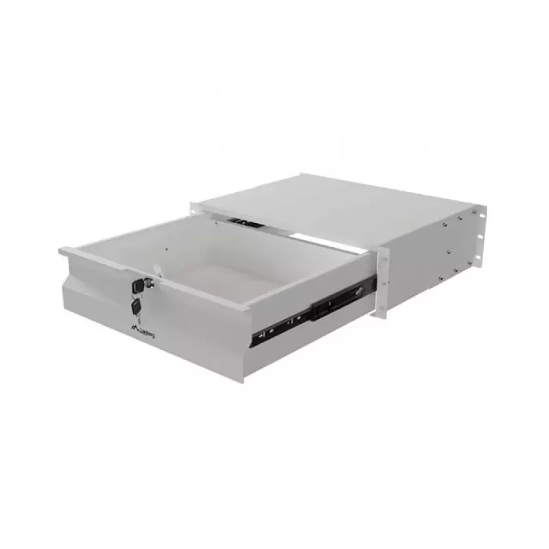 Lanberg AK-2003-S gaveta para rack de 19 polegadas 3U, 360 mm, cinzento