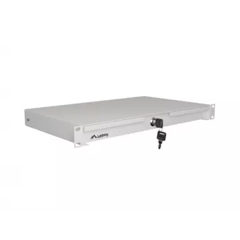 LANBERG Gaveta Extensível 1U 19 Polegadas 270 mm de Profundidade Cinzento (Capacidade 30 kg)