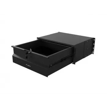 LANBERG Prateleira Fixa 4U 19 Polegadas 360mm Preto Capacidade de Carga 90kg