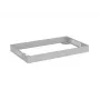 Base LANBERG CK01-60-S 600x1000 mm para armários de servidor de 19 polegadas, cinzento RAL 7035