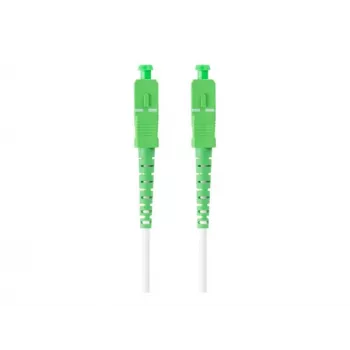 LANBERG FO-SASA-SS31-0150-WH Cabo de fibra ótica monomodo SC/APC para SC/APC simplex 15 m, LSZH, G.657.B3, 3,0 mm, branco