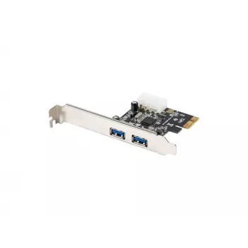 Lanberg PCE-US3-002 placa PCI Express USB 3.2 Gen 1 interna com 2 portas externas e 1 header interno