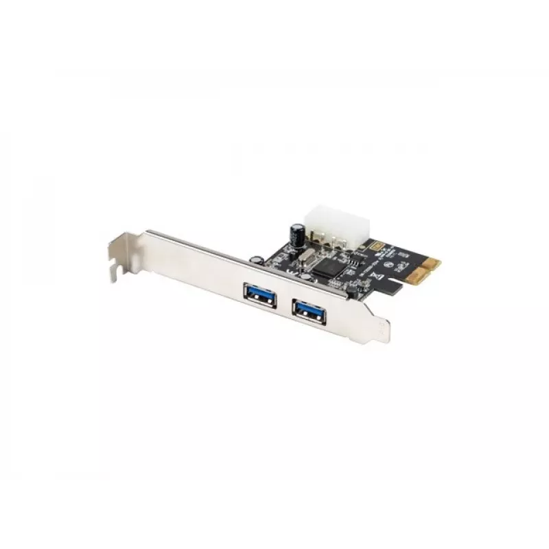 Lanberg PCE-US3-002 placa PCI Express USB 3.2 Gen 1 interna com 2 portas externas e 1 header interno