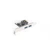 Lanberg PCE-US3-002 placa PCI Express USB 3.2 Gen 1 interna com 2 portas externas e 1 header interno
