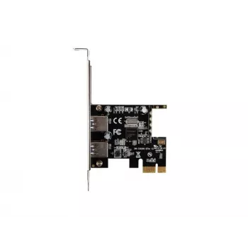 Lanberg PCE-US3-002 placa PCI Express USB 3.2 Gen 1 interna com 2 portas externas e 1 header interno