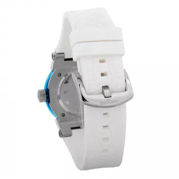 Relógio de quartzo analógico de mulher LANCASTER OLA0643SSBL 38mm aço inoxidável mostrador azul