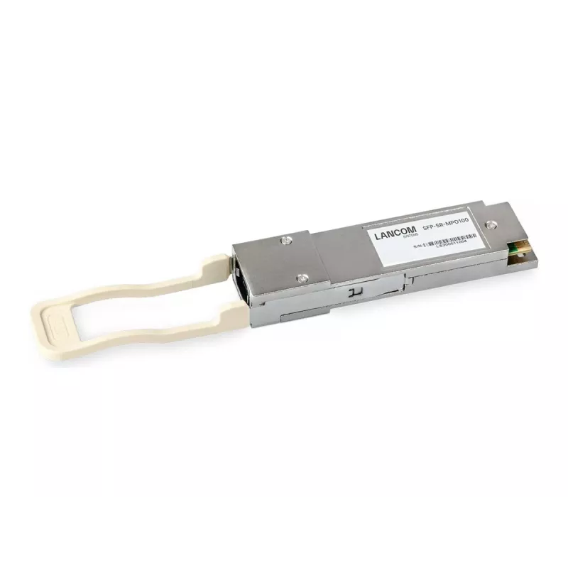 Módulo transceptor LANCOM QSFP28 100GbE 100GBase-SR4, MPO-12 multimodo, 850nm, 100m, pack de 10 unid.