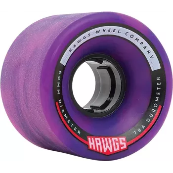 Rodas Landyachtz Chubby Hawgs 60mm amarelas - conjunto de 4