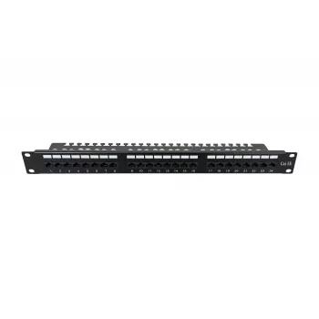 LANVIEW Cat5e painel de patch 1U 24 portas UTP - LVR-CAT5E-UTP-LSA