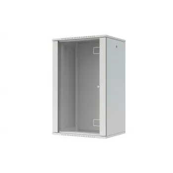 LANVIEW armário de rede de montagem na parede Quick Assembly Flat Pack 19 9U, preto, 600x464x450mm