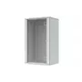 LANVIEW armário de rede de montagem na parede Quick Assembly Flat Pack 19 9U, preto, 600x464x450mm