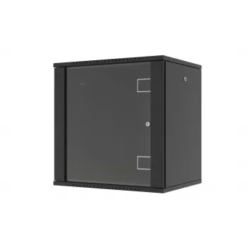LANVIEW armário de parede 19 montagem rápida flat pack 9U preto