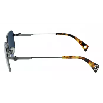 Óculos de sol unissexo LANVIN LNV104S-050 - armação em acetato preta, lentes CR-39 cinzentas, 56/18/140 mm