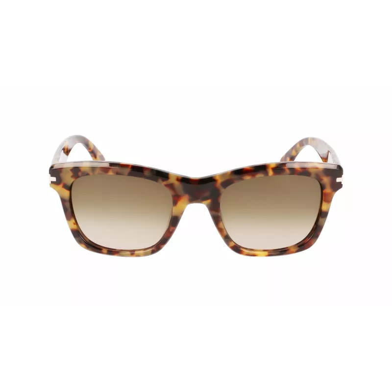 Óculos de sol quadrados de homem LANVIN LNV620S-213 em acetato Havana marrom degradê 52 mm