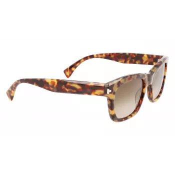 Óculos de sol quadrados de homem LANVIN LNV620S-213 em acetato Havana marrom degradê 52 mm
