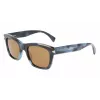 Óculos de sol quadrados de homem LANVIN LNV620S-425 - armação azul, lentes cinzentas, UV400