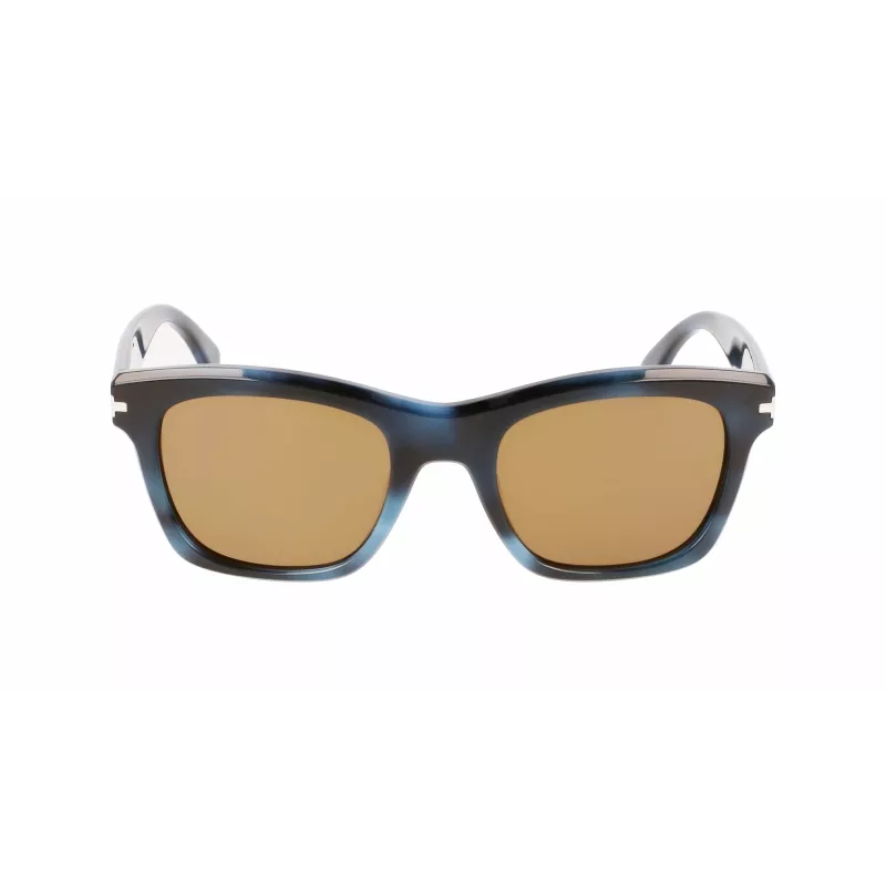 Óculos de sol quadrados de homem LANVIN LNV620S-425 - armação azul, lentes cinzentas, UV400