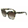 Óculos de sol de mulher LANVIN Butterfly LNV617S-272 Havana/Castanho Degradê 59mm