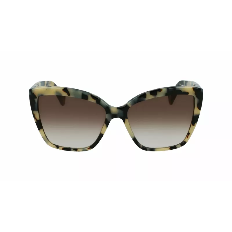 Óculos de sol de mulher LANVIN Butterfly LNV617S-272 Havana/Castanho Degradê 59mm