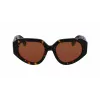 LANVIN óculos de sol de mulher LNV647S-234 Brown Havana acetato 53mm
