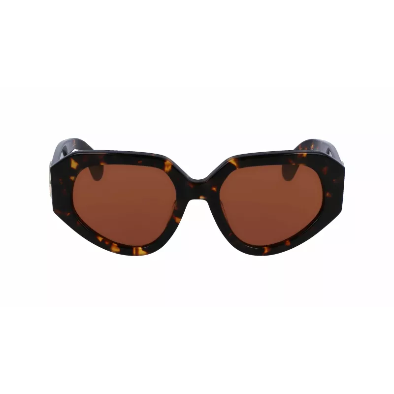LANVIN óculos de sol de mulher LNV647S-234 Brown Havana acetato 53mm