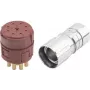 LAPP EPIC® M23 Conjunto de conector fêmea de 8+1 polos com ligação por parafuso, IP67 75009698