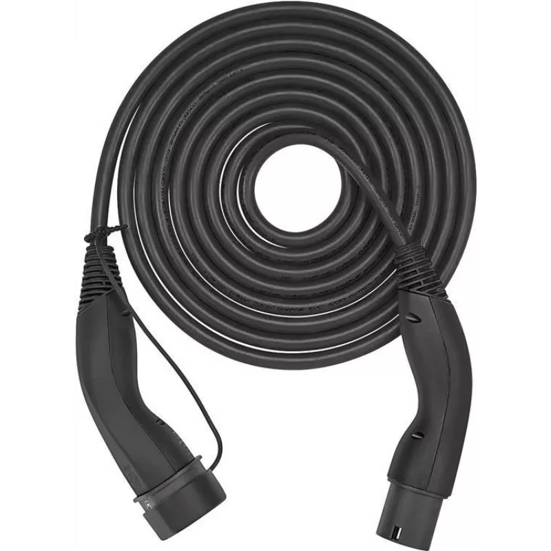 Cabo de carregamento EV LAPP MOBILITY HELIX® Type 2, 22 kW, 5 m, preto 61795