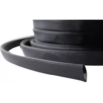 LAPP SILVYN® BRAID PA6 Manga trançada, diâmetro de feixe 18-26 mm, 10 m, preto 61721263