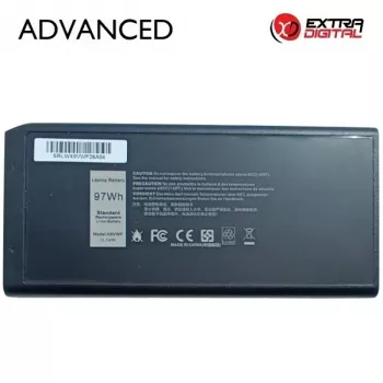 Bateria de portátil DELL X8VWF, 97Wh, Extra Digital Advanced