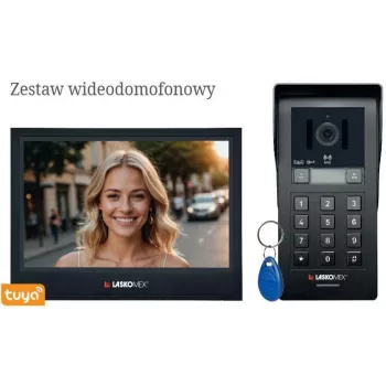 LASKOMEX kit de videoporteiro IP de 2 fios GEMINI SET