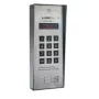 Laskomex CD-2600R porteiro de áudio com leitor de chaves RFID em aço inoxidável, montagem à superfície