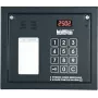 Laskomex CP-2502NR Painel de áudio Preto com lista de inquilinos mini e leitor de chaves RFID