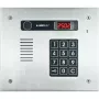 Laskomex CP-2513R INOX Posto de porta áudio em aço inoxidável com RFID, 13 apartamentos, horizontal, Montagem encastrada, Prateado