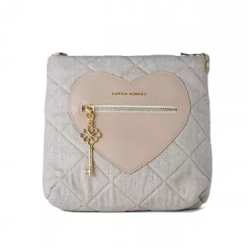 Laura Ashley Mala de Ombro Dixicream Cor de Creme Pele Sintética 24x24x9 cm