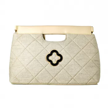 Laura Ashley mala de ombro de mulher Valetta creme (30x20x9 cm)