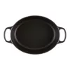 Le Creuset Signature 21178310000430 assadeira oval 31 cm, 6,3 l, ferro fundido esmaltado, preto mate