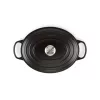 Le Creuset Signature 21178310000430 assadeira oval 31 cm, 6,3 l, ferro fundido esmaltado, preto mate