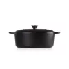 Le Creuset Signature 21178310000430 assadeira oval 31 cm, 6,3 l, ferro fundido esmaltado, preto mate