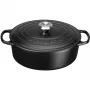 Le Creuset Signature 21178310000430 assadeira oval 31 cm, 6,3 l, ferro fundido esmaltado, preto mate
