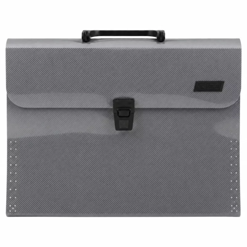 LEAN 31033 Organizador de documentos expansível A4 13 compartimentos cinzento