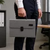 LEAN 31033 Organizador de documentos expansível A4 13 compartimentos cinzento