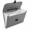 LEAN 31033 Organizador de documentos expansível A4 13 compartimentos cinzento