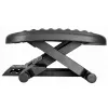 Repousa-pés Ergonómico Ajustável LEAN para Escritório com 3 Níveis de Nódulos de Massagem, Preto