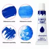 LEAN Conjunto de Tintas Acrílicas Artísticas 24 Cores 12 ml