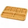LEAN Tábua de Bambu com Divisórias para Servir 36 x 28cm
