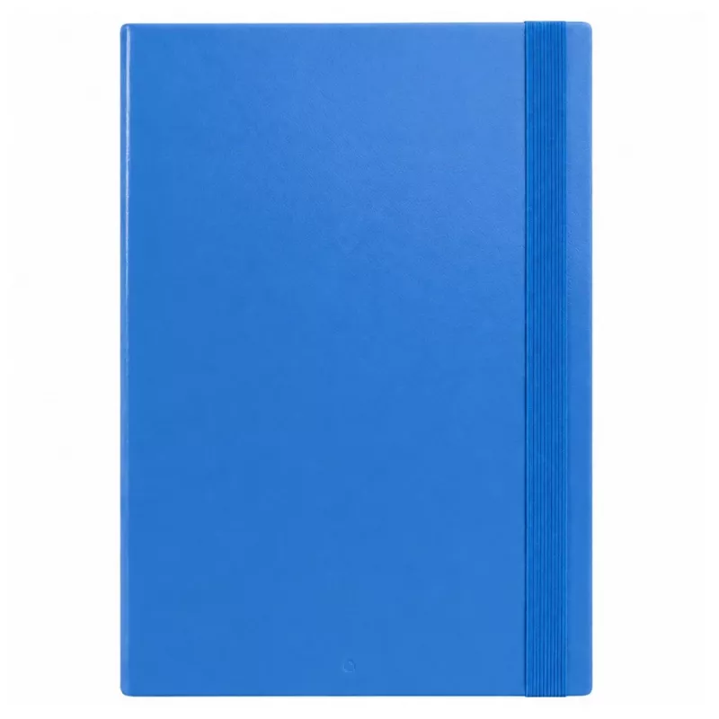 Dossier A4 azul LEAN com elástico, lombada 4,5 cm, cartão revestido, capacidade 450 folhas
