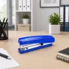LEAN Agrafador de Escritório Azul de Plástico, até 20 folhas, agrafos 24/6